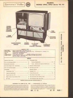 majestic model 21p62 21p63 am radio tv phono sams photofact manual majestic model 21p62 21p63 am radio tv phono sams photofact manual