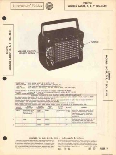zenith model l403f l403x am radio receiver sams photofact manual zenith model l403f l403x am radio receiver sams photofact manual