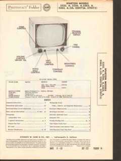 sparton model 5325 5326 5362 5363 tv television sams photofact manual sparton model 5325 5326 5362 5363 tv television sams photofact manual