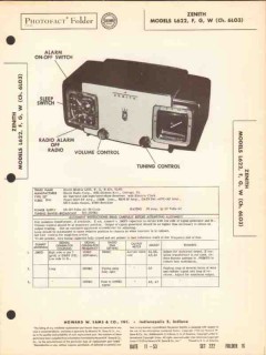 zenith model l622 l622x am radio receiver clock sams photofact manual zenith model l622 l622x am radio receiver clock sams photofact manual