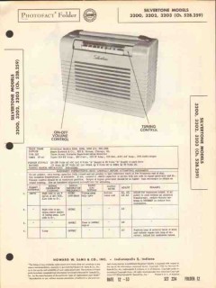 silvertone model 320x 5 tube am radio receiver sams photofact manual silvertone model 320x 5 tube am radio receiver sams photofact manual