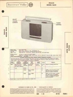 philco model b650 4 tube am radio receiver sams photofact manual philco model b650 4 tube am radio receiver sams photofact manual