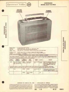 coronado model ra37-43-9855 am radio receiver sams photofact manual coronado model ra37-43-9855 am radio receiver sams photofact manual