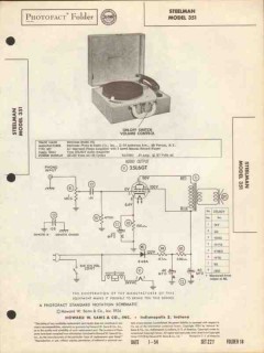 steelman model 351 record player audio amplifier sams photofact manual steelman model 351 record player audio amplifier sams photofact manual