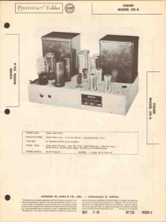 fisher model 50-a 9 tube 40 watt audio amplifier sams photofact manual fisher model 50-a 9 tube 40 watt audio amplifier sams photofact manual