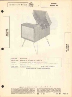 mitchell model 3d record changer audio amplifier sams photofact manual mitchell model 3d record changer audio amplifier sams photofact manual