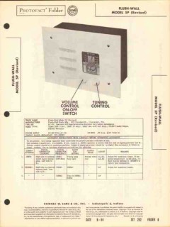 flush-wall model 5p 5 tube am radio receiver sams photofact manual flush-wall model 5p 5 tube am radio receiver sams photofact manual