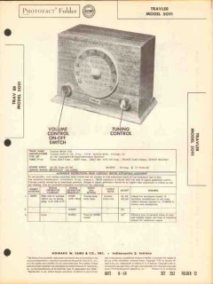 trav-ler model 5091 5 tube am radio receiver sams photofact manual trav-ler model 5091 5 tube am radio receiver sams photofact manual