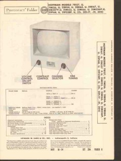 hoffman chassis 301-17 301-21 302 tv television sams photofact manual hoffman chassis 301-17 301-21 302 tv television sams photofact manual