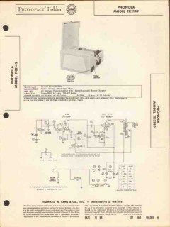 phonola model tk2149 3-speed record changer sams photofact manual phonola model tk2149 3-speed record changer sams photofact manual