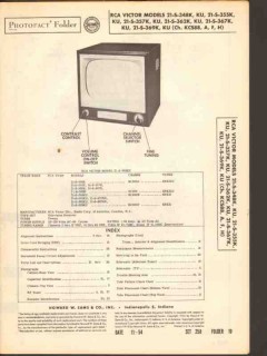rca victor model 21-s-3xxk 21-s-3xxku television sams photofact manual