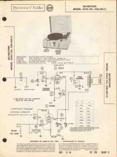 silvertone model 4242 3-speed record player sams photofact manual silvertone model 4242 3-speed record player sams photofact manual