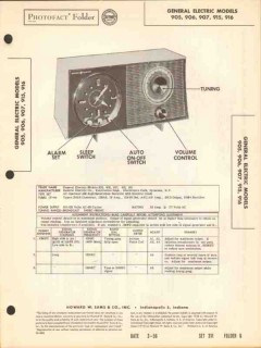 general electric model 90x 91x am radio clock sams photofact manual general electric model 90x 91x am radio clock sams photofact manual