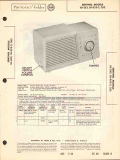 sentinel model 1u352 352 am radio receiver sams photofact manual sentinel model 1u352 352 am radio receiver sams photofact manual