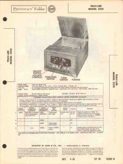 trav-ler model 5510 am radio receiver phono sams photofact manual trav-ler model 5510 am radio receiver phono sams photofact manual