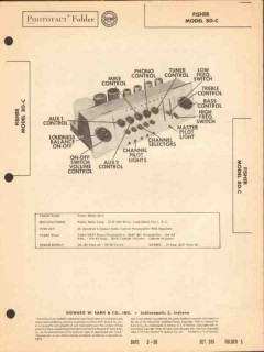 fisher model 80-c 5-chan audio pre-amplifier eq sams photofact manual fisher model 80-c 5-chan audio pre-amplifier eq sams photofact manual