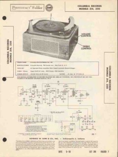 columbia model 314 320 3-speed record changer sams photofact manual columbia model 314 320 3-speed record changer sams photofact manual
