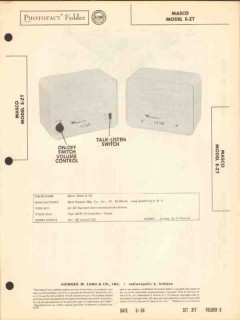 masco model e-zt intercommunication system sams photofact manual masco model e-zt intercommunication system sams photofact manual