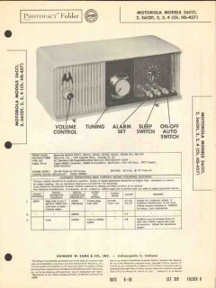 motorola model 56ccx 56cdx am radio clock sams photofact manual