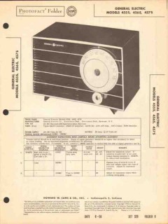 general electric model 4555 4565 4575 am radio sams photofact manual general electric model 4555 4565 4575 am radio sams photofact manual