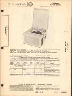 steelman model 3ar5u am radio record changer sams photofact manual steelman model 3ar5u am radio record changer sams photofact manual