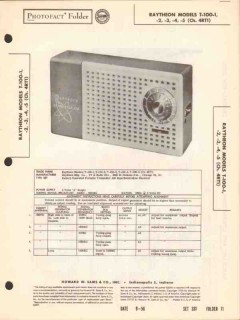 raytheon model t-100-x am radio receiver sams photofact manual raytheon model t-100-x am radio receiver sams photofact manual