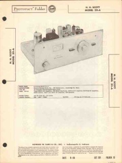 h h scott model 331-a 7 tube fm radio tuner sams photofact manual h h scott model 331-a 7 tube fm radio tuner sams photofact manual