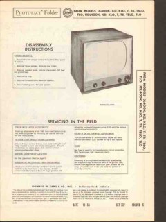 emerson model 842 portable am radio receiver sams photofact manual