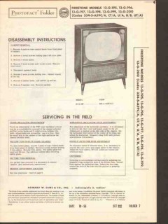 fada model dl400xx udl400xx television receiver sams photofact manual
