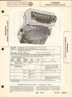studebaker model ac-274x am car radio receiver sams photofact manual studebaker model ac-274x am car radio receiver sams photofact manual