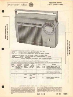 firestone model 4-c-27 4 tube am radio receiver sams photofact manual firestone model 4-c-27 4 tube am radio receiver sams photofact manual