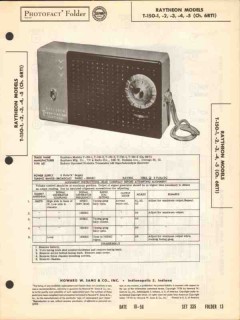 raytheon model t-150-x am radio receiver sams photofact manual raytheon model t-150-x am radio receiver sams photofact manual