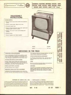 general electric model 21c13x 21c14x television sams photofact manual