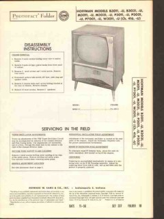 hoffman chassis 416 416-u tv television receiver sams photofact manual hoffman chassis 416 416-u tv television receiver sams photofact manual