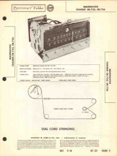 magnavox chassis cr-723 cr-726 am fm radio tuner sams photofact manual magnavox chassis cr-723 cr-726 am fm radio tuner sams photofact manual