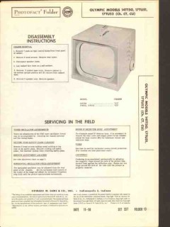 olympic model 14tt50 17tu51 17tu52 tv television sams photofact manual