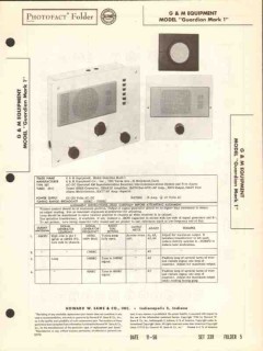 g m equipment model guardian mark radio intercom sams photofact manual g m equipment model guardian mark radio intercom sams photofact manual