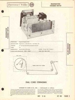 magnavox model cr724 am fm radio receiver sams photofact manual magnavox model cr724 am fm radio receiver sams photofact manual
