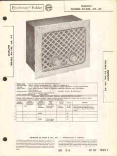 dumont chassis ra-346 ra-346ax am radio receiver sams photofact manual dumont chassis ra-346 ra-346ax am radio receiver sams photofact manual