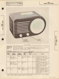 fada model 1000 6 tube am radio receiver sams photofact manual fada model 1000 6 tube am radio receiver sams photofact manual