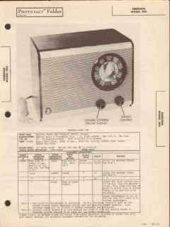 emerson model 503 5 tube am radio receiver sams photofact manual emerson model 503 5 tube am radio receiver sams photofact manual