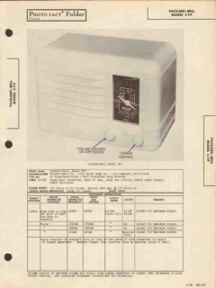 packard-bell model 5fp 5 tube am radio receiver sams photofact manual packard-bell model 5fp 5 tube am radio receiver sams photofact manual
