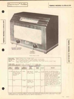 temple model e-510 e-519 am radio receiver sams photofact manual temple model e-510 e-519 am radio receiver sams photofact manual