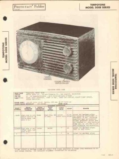 tempotone model 500e am radio receiver sams photofact manual tempotone model 500e am radio receiver sams photofact manual