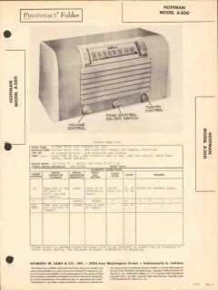 hoffman model a-300 am radio receiver sams photofact manual hoffman model a-300 am radio receiver sams photofact manual