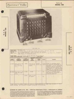 eca model 108 7 tube am radio receiver sams photofact manual eca model 108 7 tube am radio receiver sams photofact manual