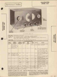 hallicrafters model s-38 4 band radio receiver sams photofact manual hallicrafters model s-38 4 band radio receiver sams photofact manual