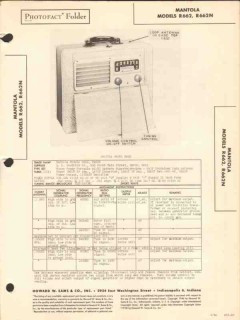 mantola model r662 r662n am radio receiver sams photofact manual