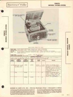 zenith model 5r080 5r086 am radio receiver phono sams photofact manual zenith model 5r080 5r086 am radio receiver phono sams photofact manual