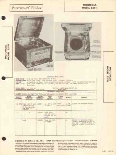 motorola model 55f11 am radio receiver phono sams photofact manual motorola model 55f11 am radio receiver phono sams photofact manual